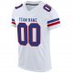 Preschool Custom White Royal-Red Mesh Authentic Football Jersey