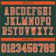 Preschool Custom Green Orange-White Mesh Authentic Football Jersey