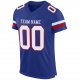 Women's Custom Royal White-Red Mesh Authentic Football Jersey