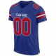 Men's Custom Royal Red-White Mesh Authentic Football Jersey