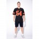 Kid's Custom Black Scarlet-Gold Mesh Authentic Football Jersey