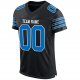 Preschool Custom Black Panther Blue-White Mesh Authentic Football Jersey