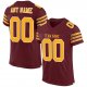 Preschool Custom Burgundy Gold-White Mesh Authentic Football Jersey