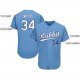 Men's Custom Light Blue White-Royal Baseball Jersey