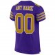 Preschool Custom Purple Old Gold-White Mesh Authentic Football Jersey