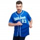 Youth Custom Royal White-Light Blue Baseball Jersey