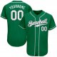 Women's Custom Kelly Green White-Gray Authentic St. Patrick's Day Baseball Jersey