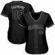 Kid's Custom Black Black-Gray Authentic Baseball Jersey