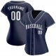 Preschool Custom Navy White Authentic Baseball Jersey