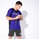 Men's Custom Purple Black-Old Gold Mesh Drift Fashion Football Jersey