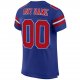 Kid's Custom Royal Red-White Mesh Authentic Football Jersey