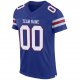 Kid's Custom Royal White-Red Mesh Authentic Football Jersey