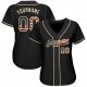 Preschool Custom Black Vintage USA Flag-Cream Authentic Baseball Jersey