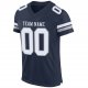 Preschool Custom Navy White-Light Gray Mesh Authentic Football Jersey