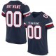 Preschool Custom Navy White-Red Mesh Authentic Football Jersey