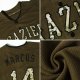 Kid's Custom Olive Camo-Black Authentic Salute To Service Baseball Jersey